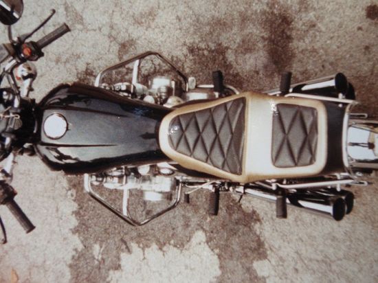 Motorradsitzbank Honda 750 C